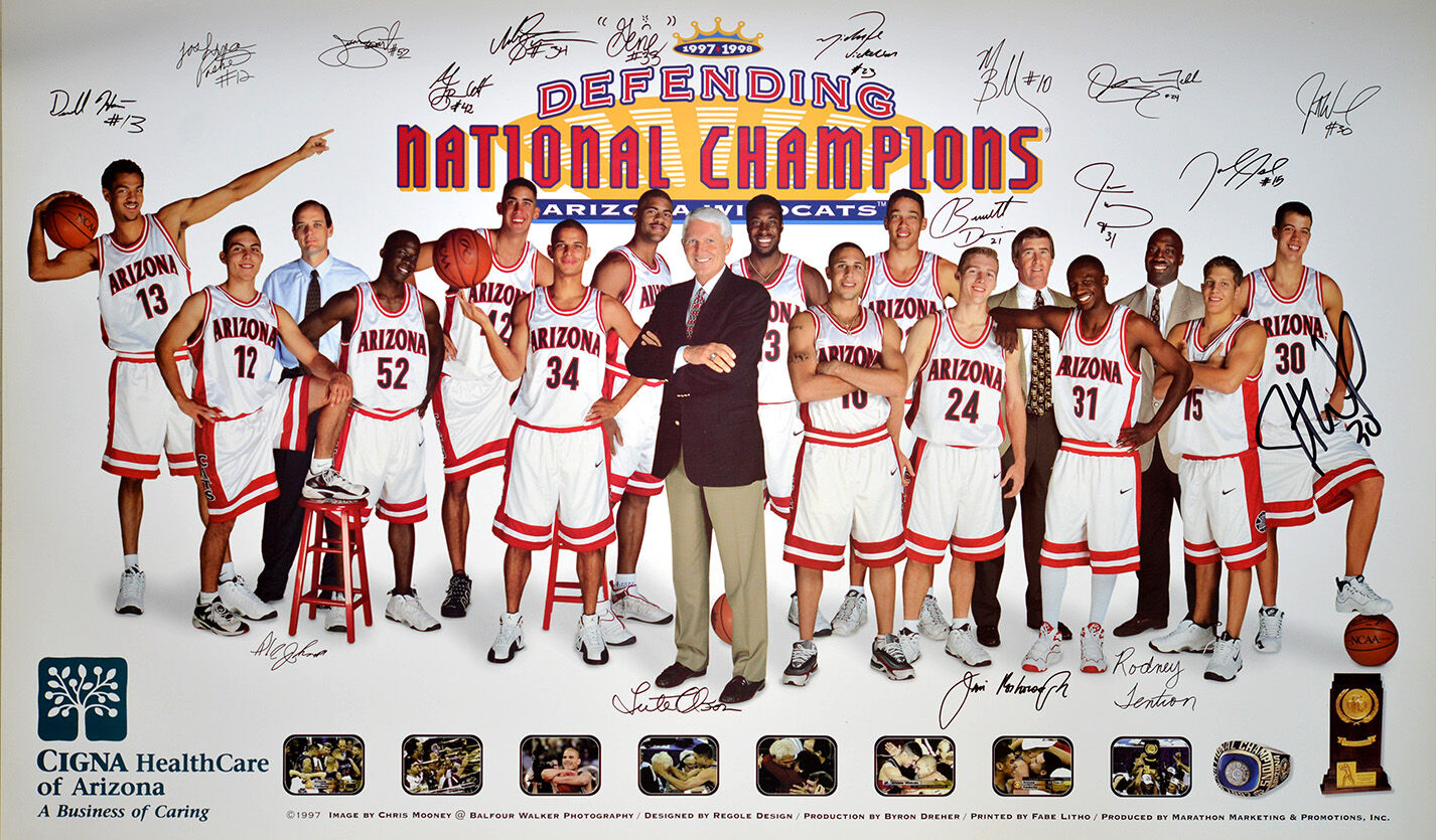 Arizona basketball poster 1997-98